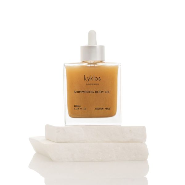 Shimmering body oil Golden Muse